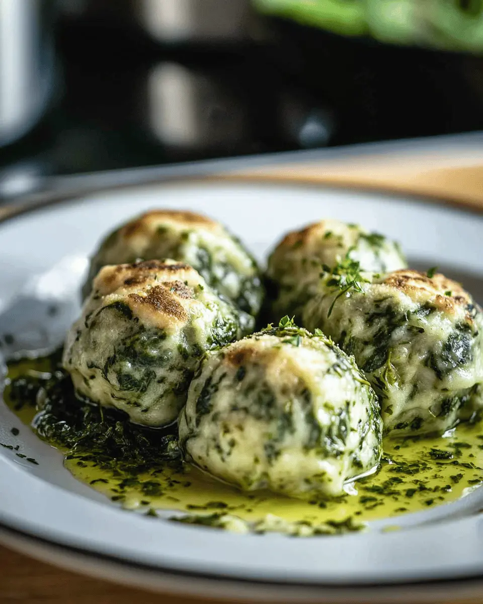 Spinatknödel als Hauptgericht: Kalorienarm und köstlich genießen