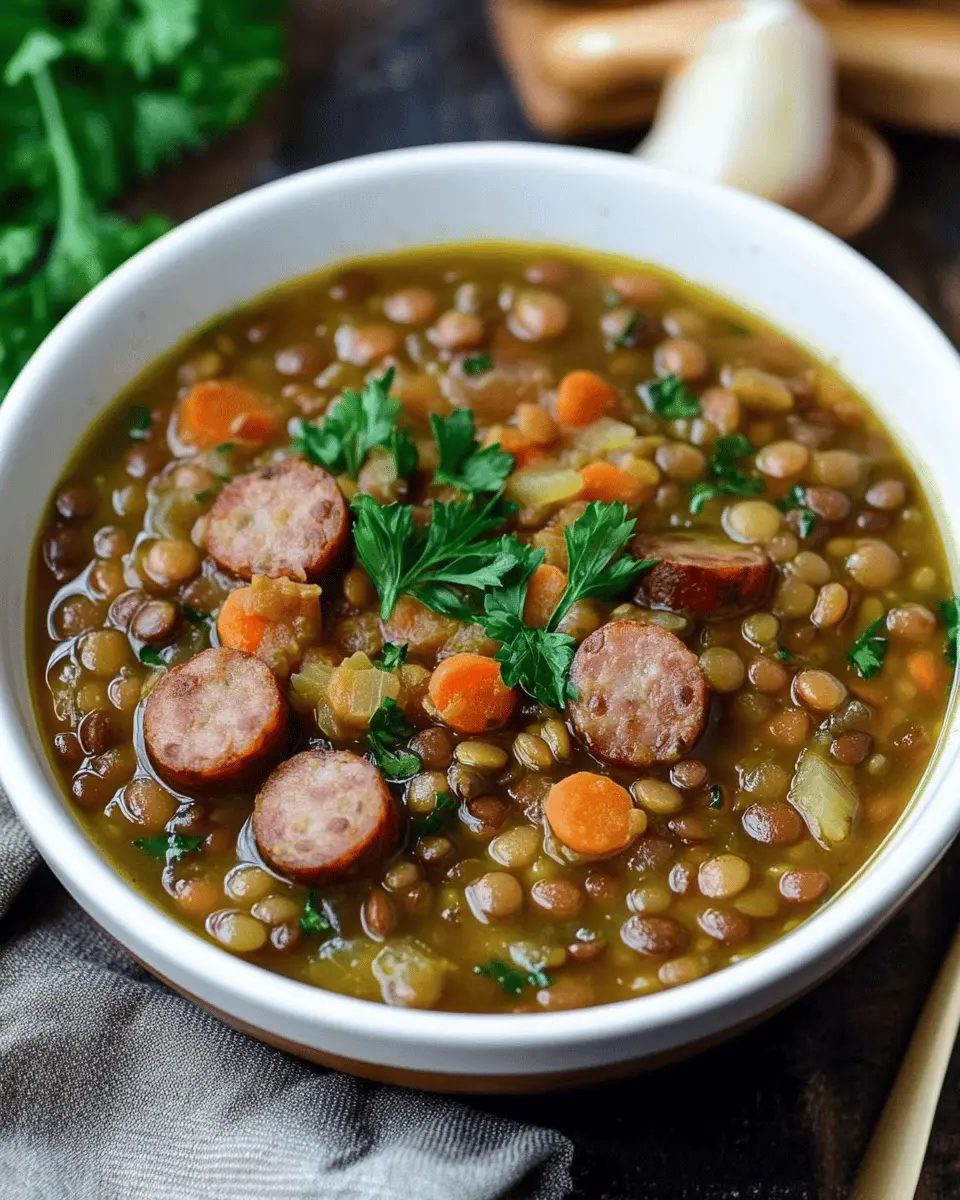 Linsensuppe mit Würstchen: The Best Cozy Comfort Food