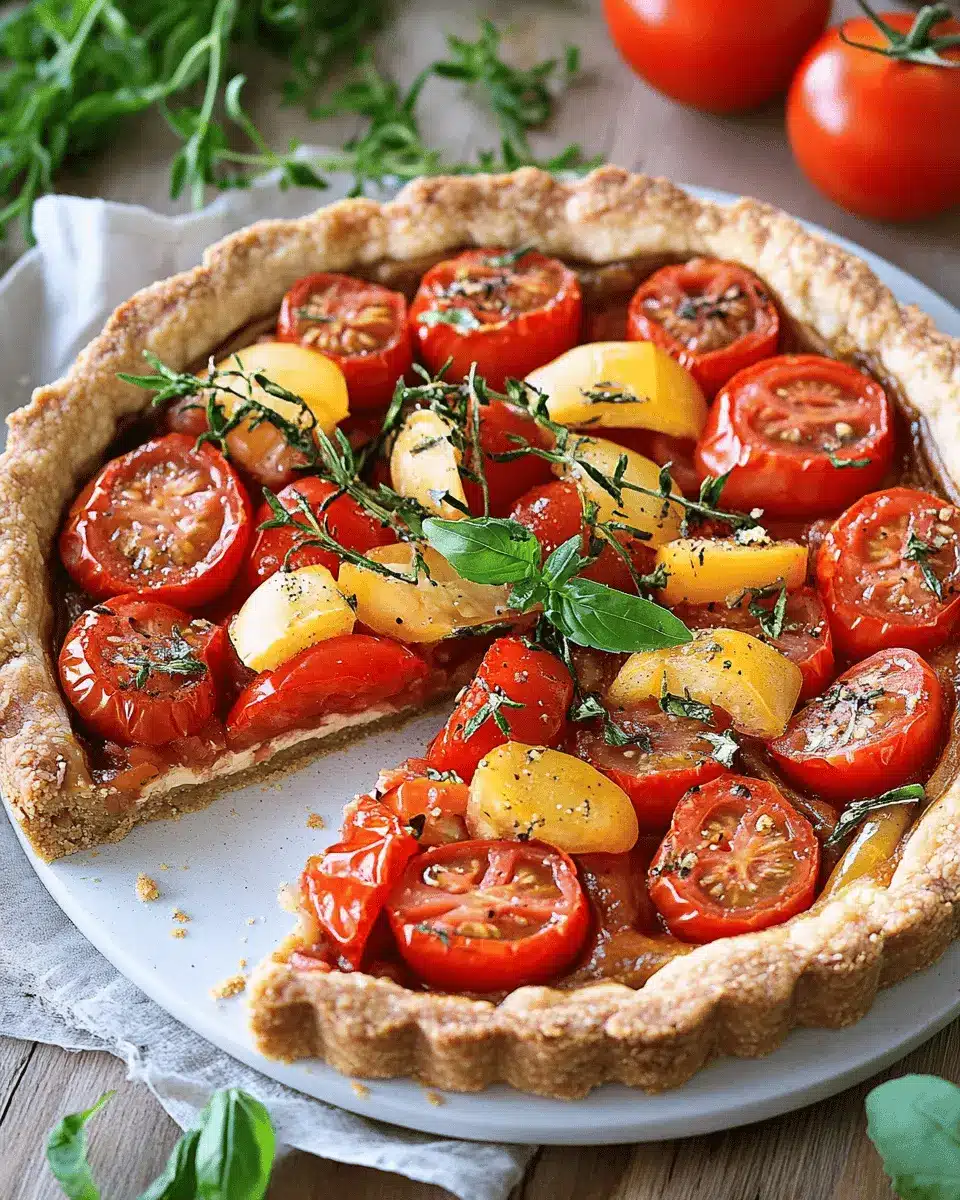 Tomatentarte mit Vollkornteig: Irresistibly Fresh and Flavorful