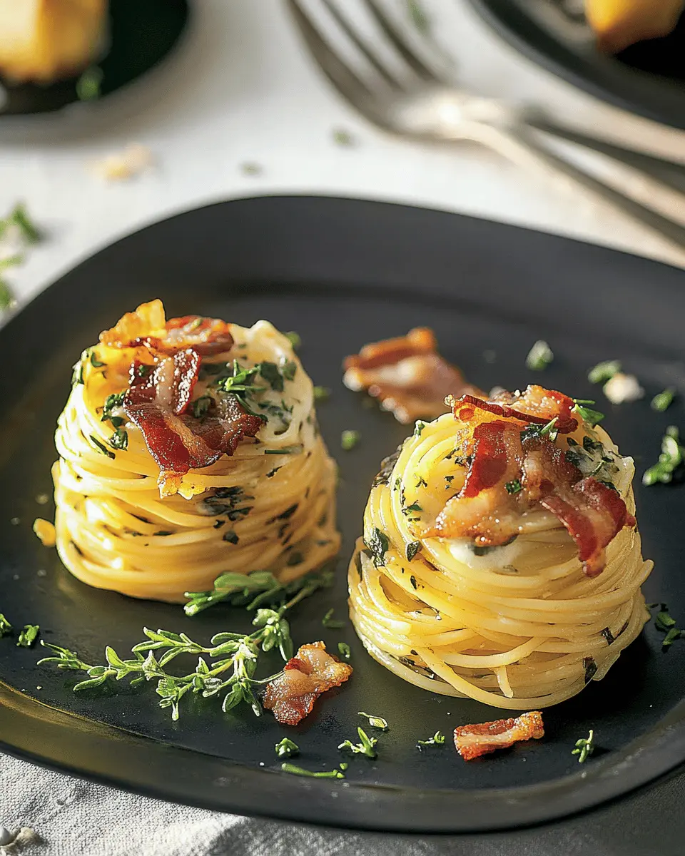 Spaghetti-Nester mit Speck: The Ultimate Comfort Meal