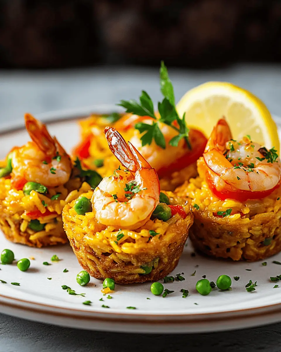 Paella-Törtchen mit Meeresfrüchten: Irresistibly Flavorful Bites