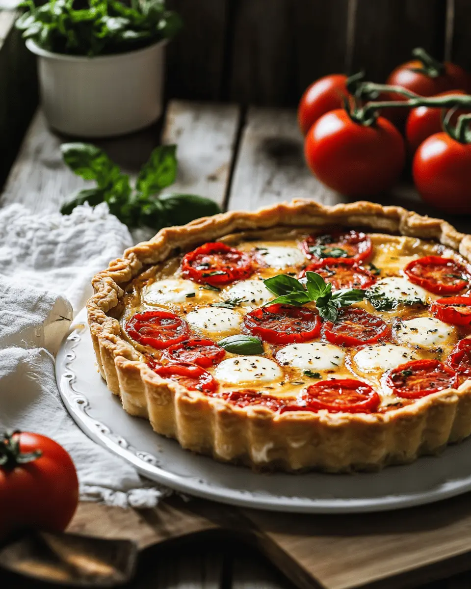 Quiche Tomate Mozzarella Rezept: Irresistibly Fresh & Easy!