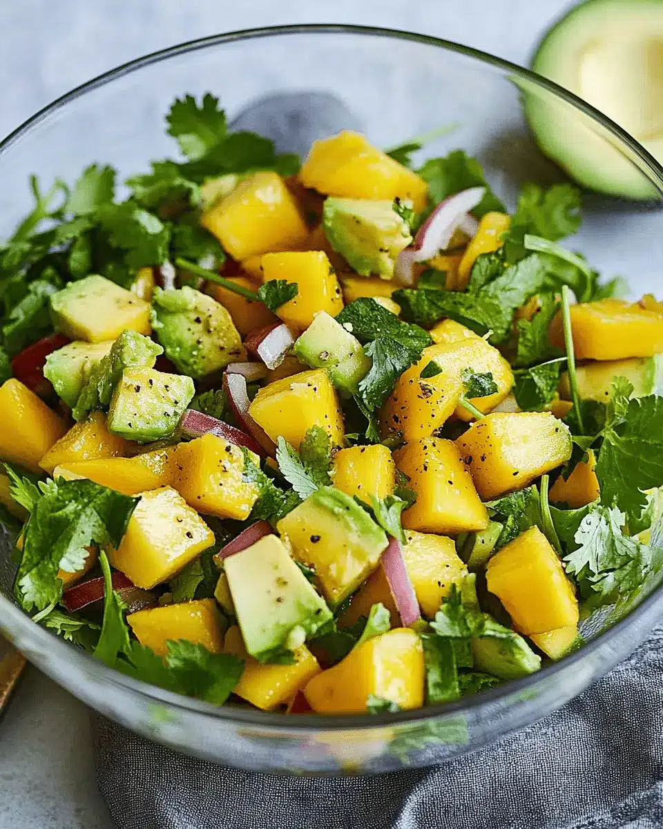Mango Avocado Salat: The Best Fresh Twist on Summer Flavors 7 d5eet0htbint38fwcrla
