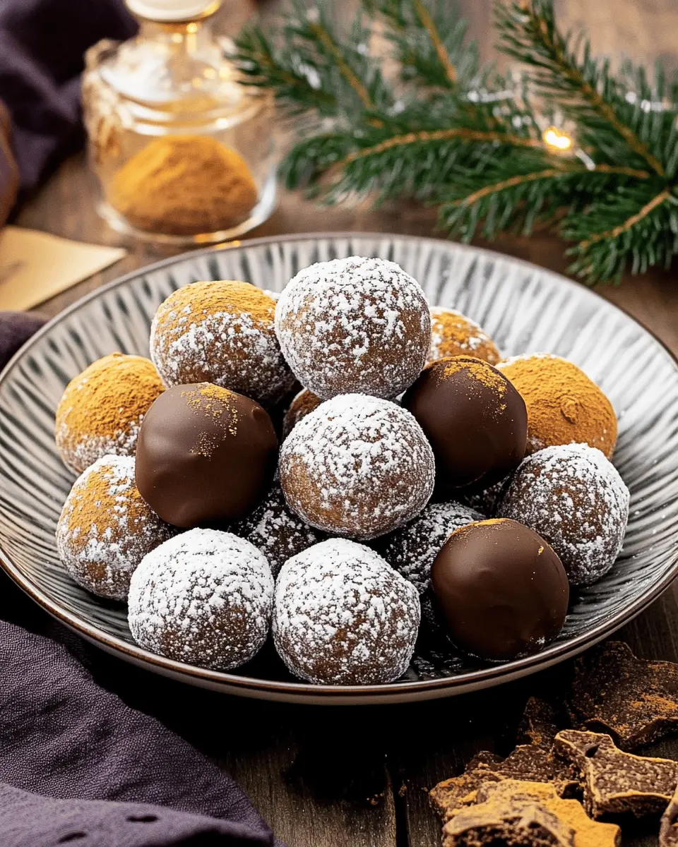Spekulatius-Kugeln schnelles Geschenk: Indulgent Homemade Treats