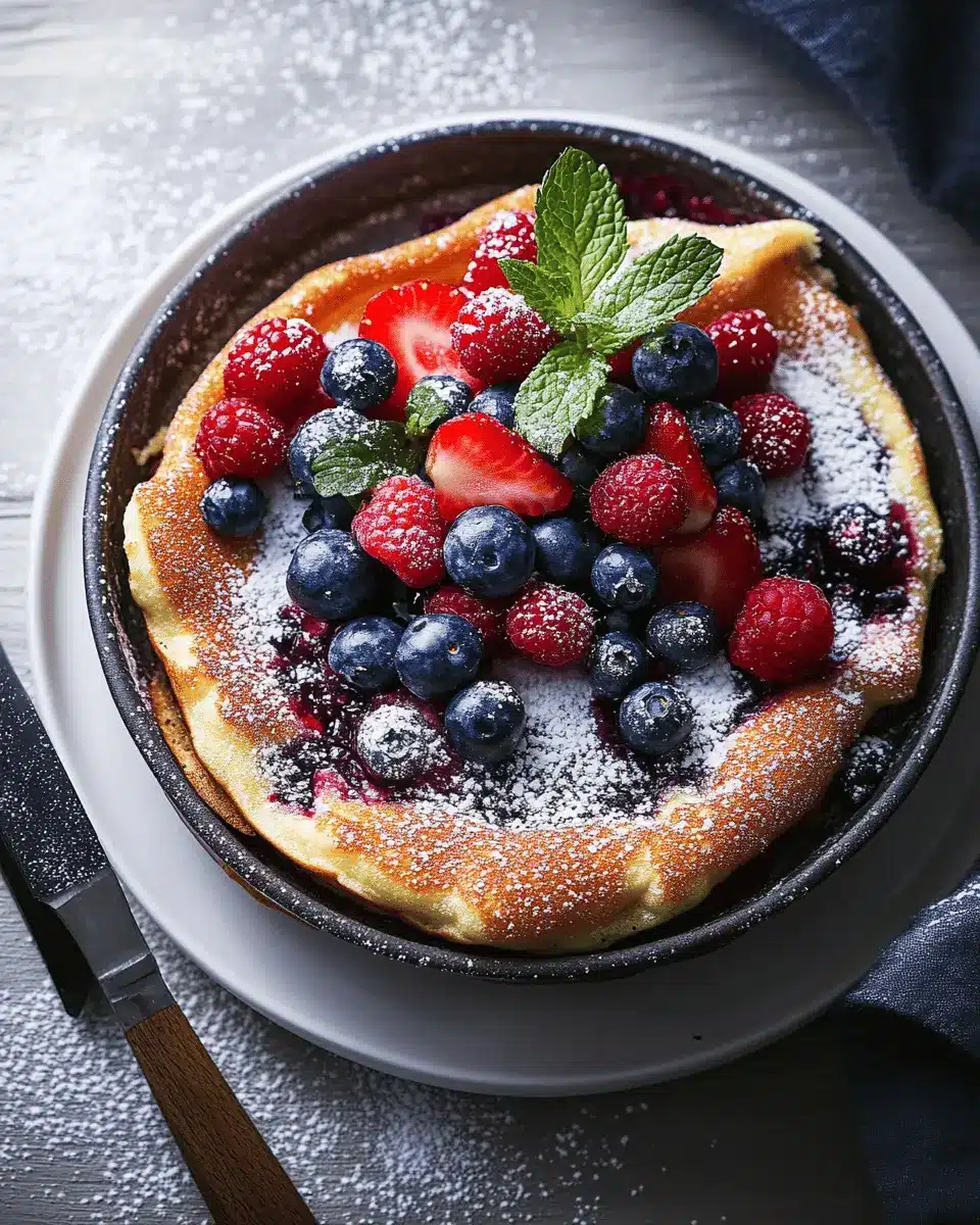 Sommerlicher Beeren Dutch Baby Rezept: Effortlessly Sweet Delight