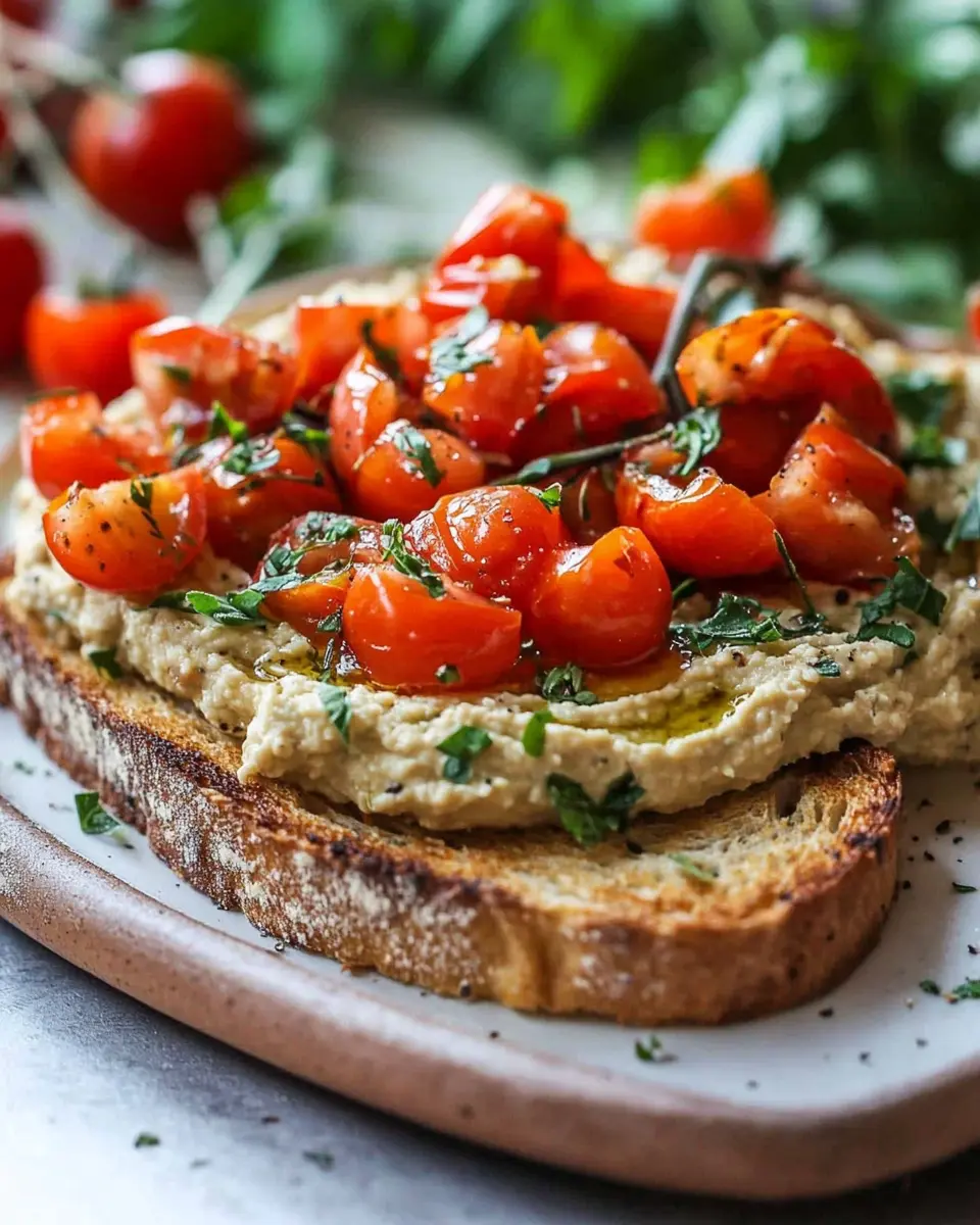 Röstbrot mit Tomaten & Hummus: Irresistibly Fresh Flavor Bliss
