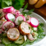 Weißwurst Salat mit Radieschen First Image First Image