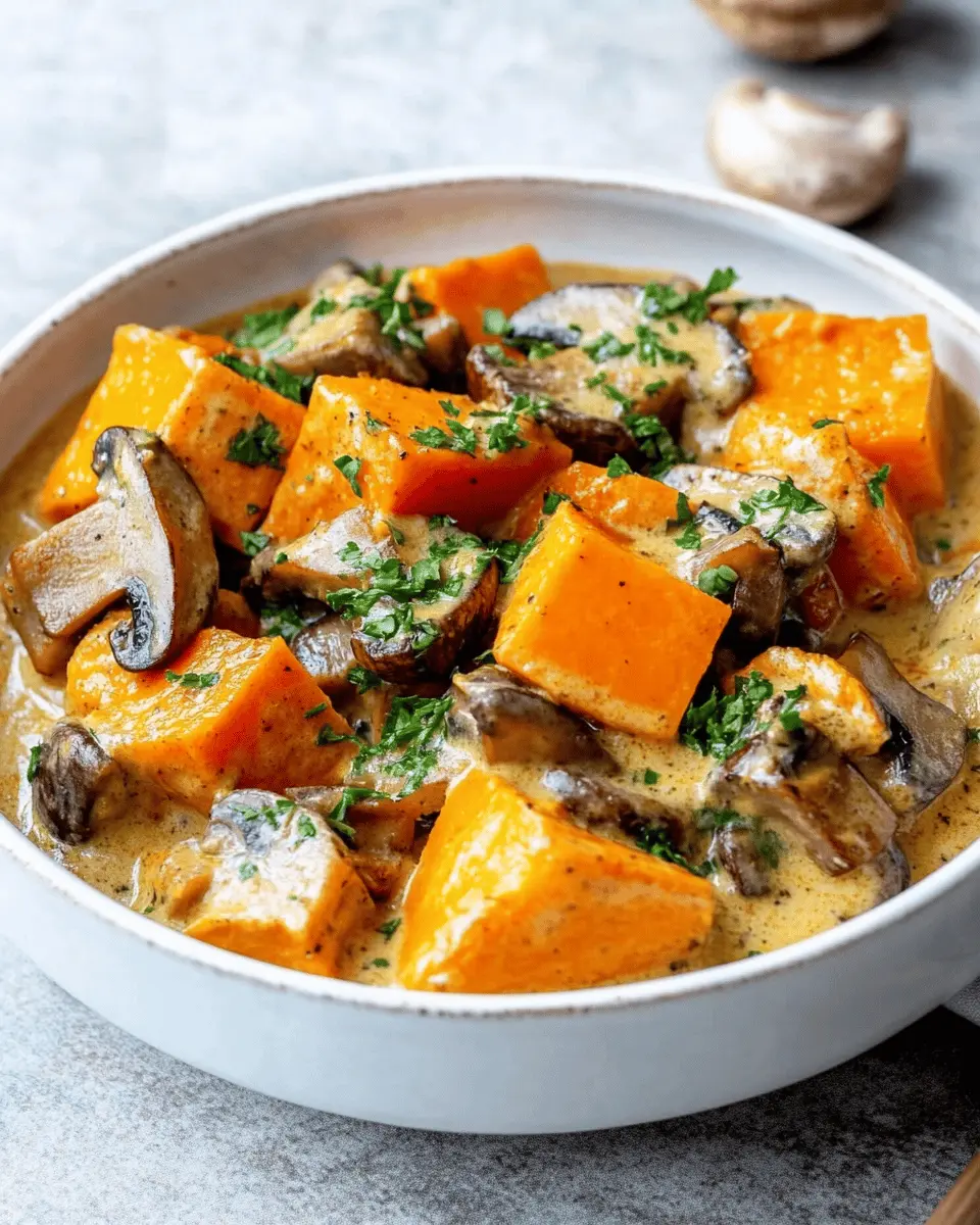 Kürbis Pilz Pfanne: Cremig, würzig und in 30 Minuten lecker!