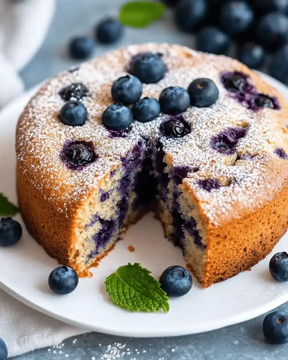 Gesunder Kuchen mit Heidelbeeren: Guilt-Free Berry Bliss