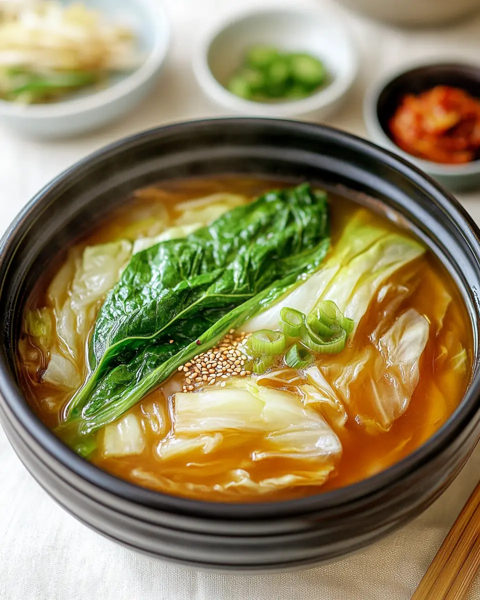 Kohl Sojabohnenpaste Suppe: Enjoy a Bold Baechu Doenjang Guk!