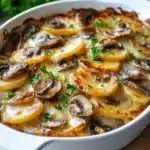 Kartoffel-Champignon-Auflauf – einfach zubereitet, mega im Geschmack! First Image First Image