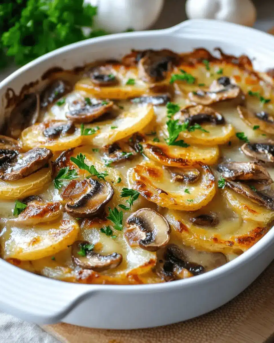 Erstaunlich Kartoffeln Champignons Auflauf Bilder