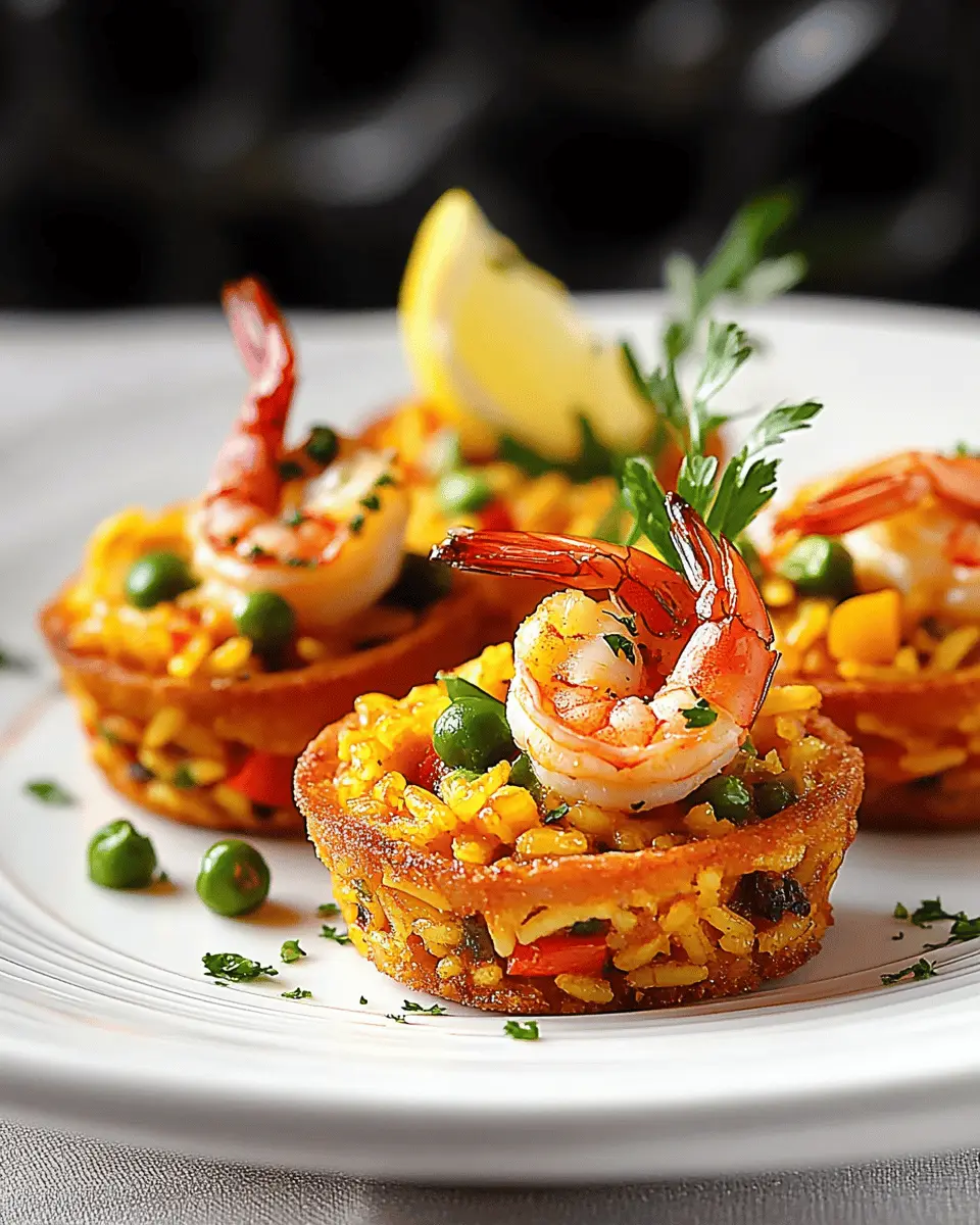 Paella-Törtchen mit Meeresfrüchten: Irresistibly Flavorful Bites