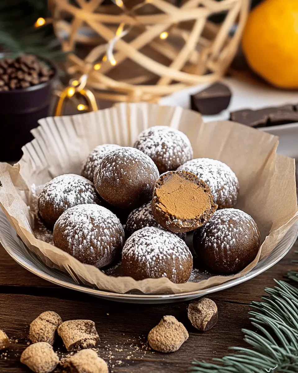 Spekulatius-Kugeln schnelles Geschenk: Indulgent Homemade Treats