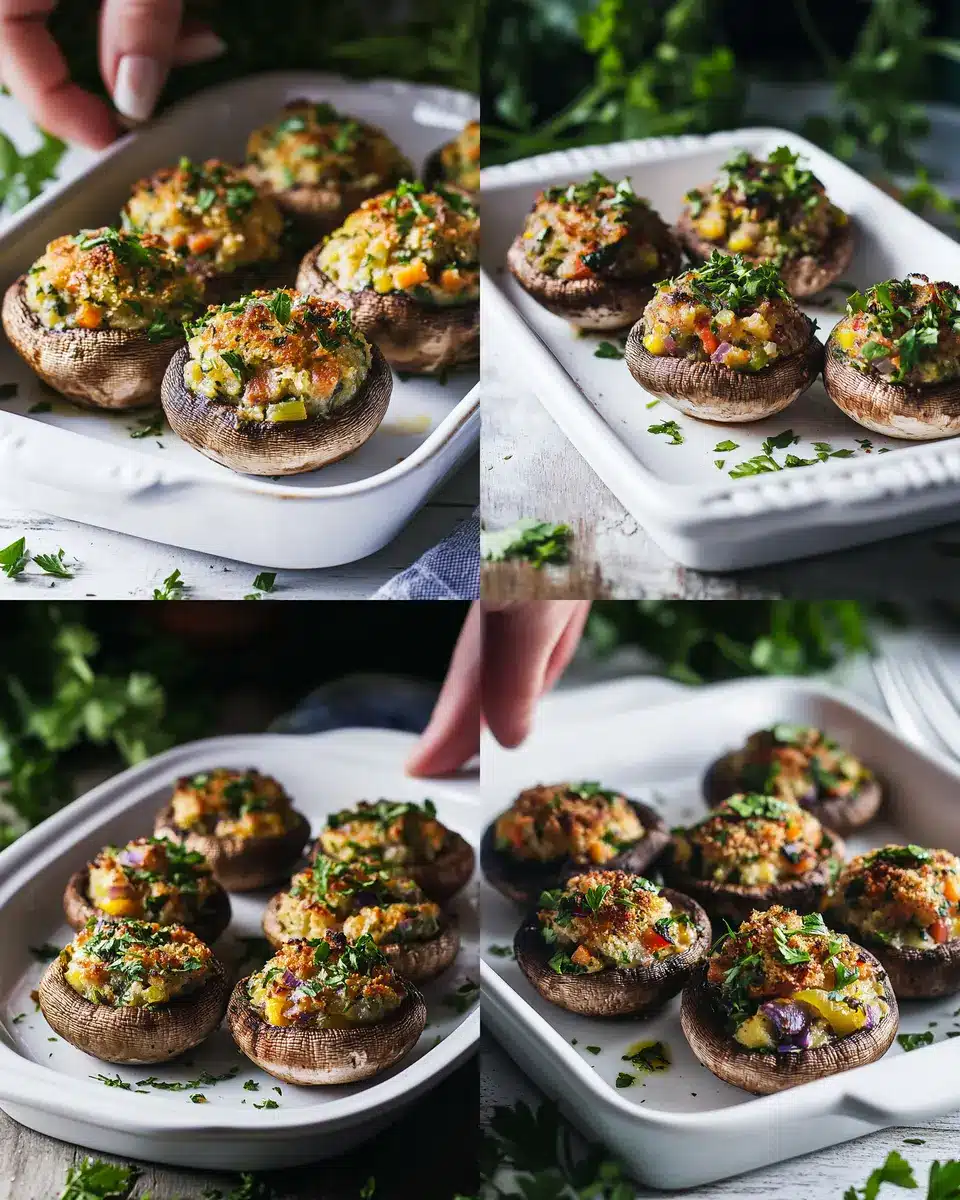 Gefüllte Champignons Rezept First Image First Image