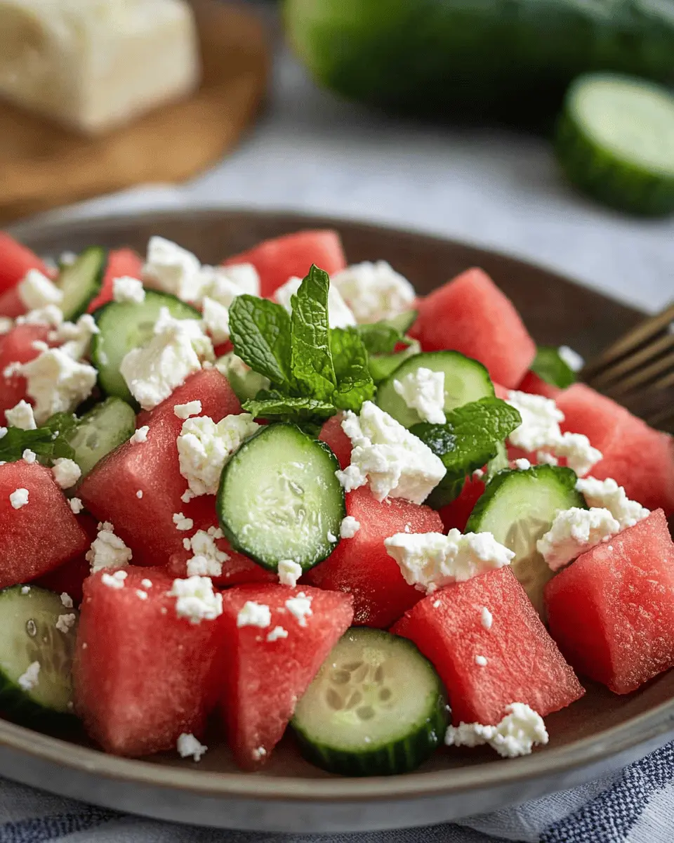 Wassermelonen Feta Salat Rezept: Irresistibly Refreshing Delight