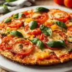Vegane Blumenkohl-Pizza First Image First Image