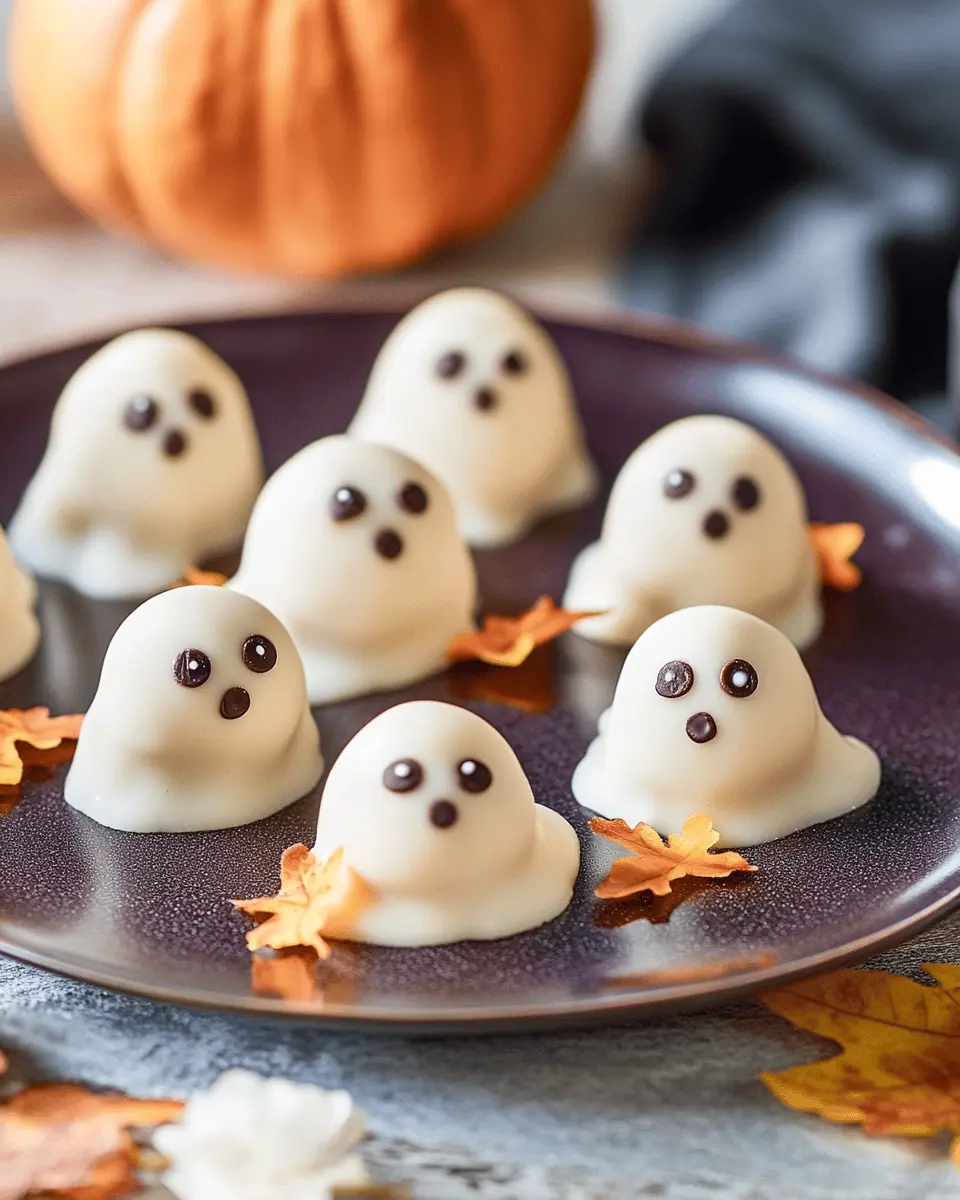 Kürbistrüffel Gespenster: Irresistibly Spooky Fall Treats