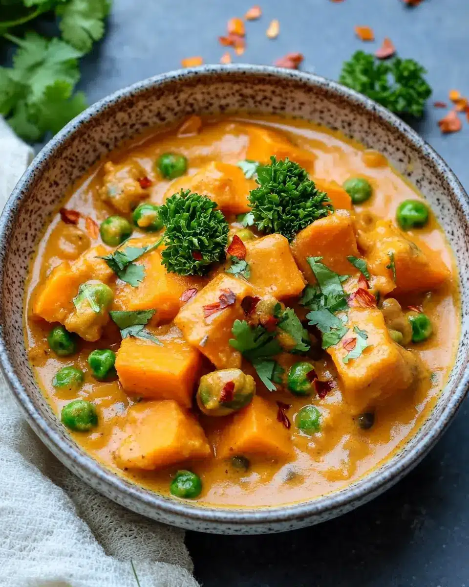 Süßkartoffel-Curry mit Kokosmilch – einfach und gesund First Image First Image