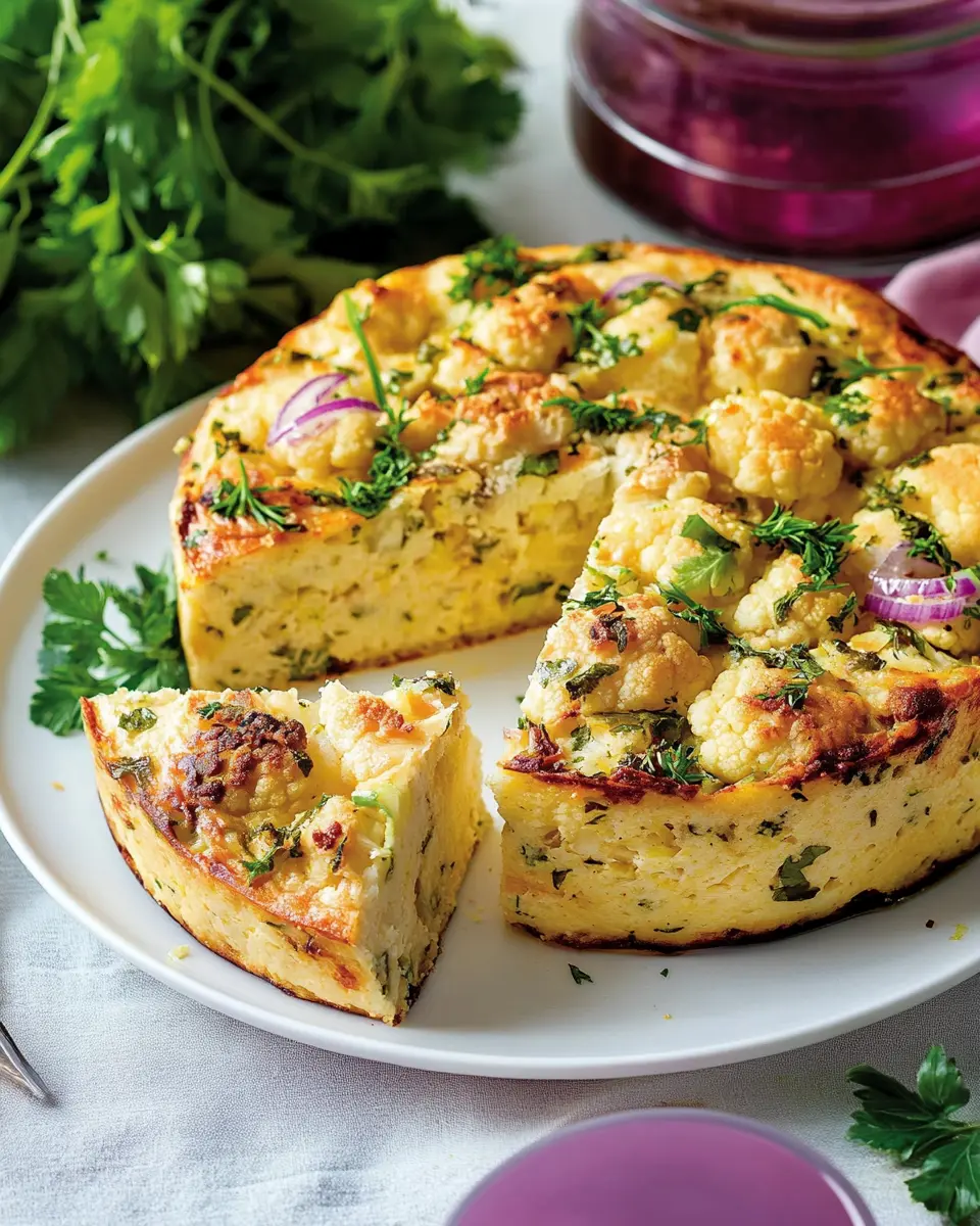 Herzhafter Blumenkohlkuchen: The Best Comfort Food Delight