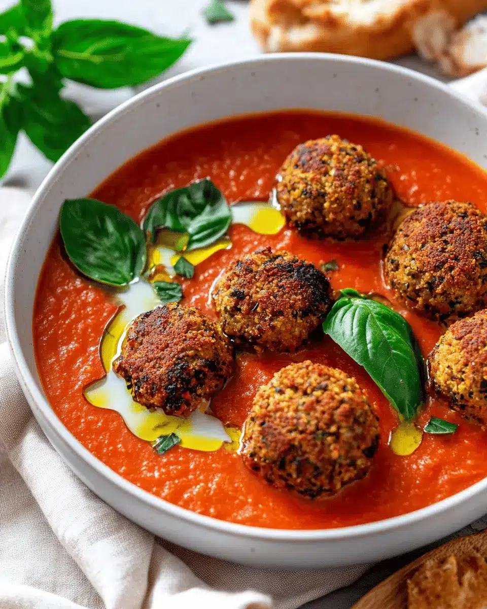 Schnelle Tomatensuppe mit No-Hack-Bällchen: The Best Comfort Dish