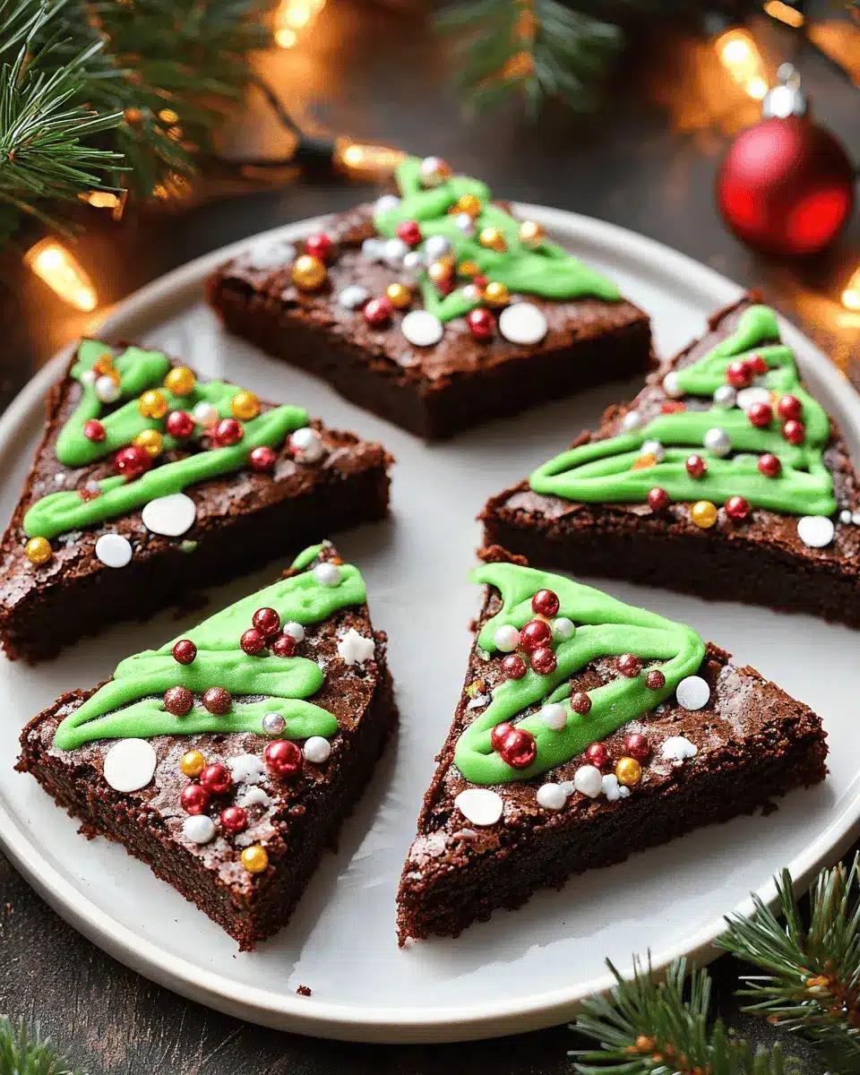 Brownie-Weihnachtsbäume: The Ultimate Indulgent Festive Treat