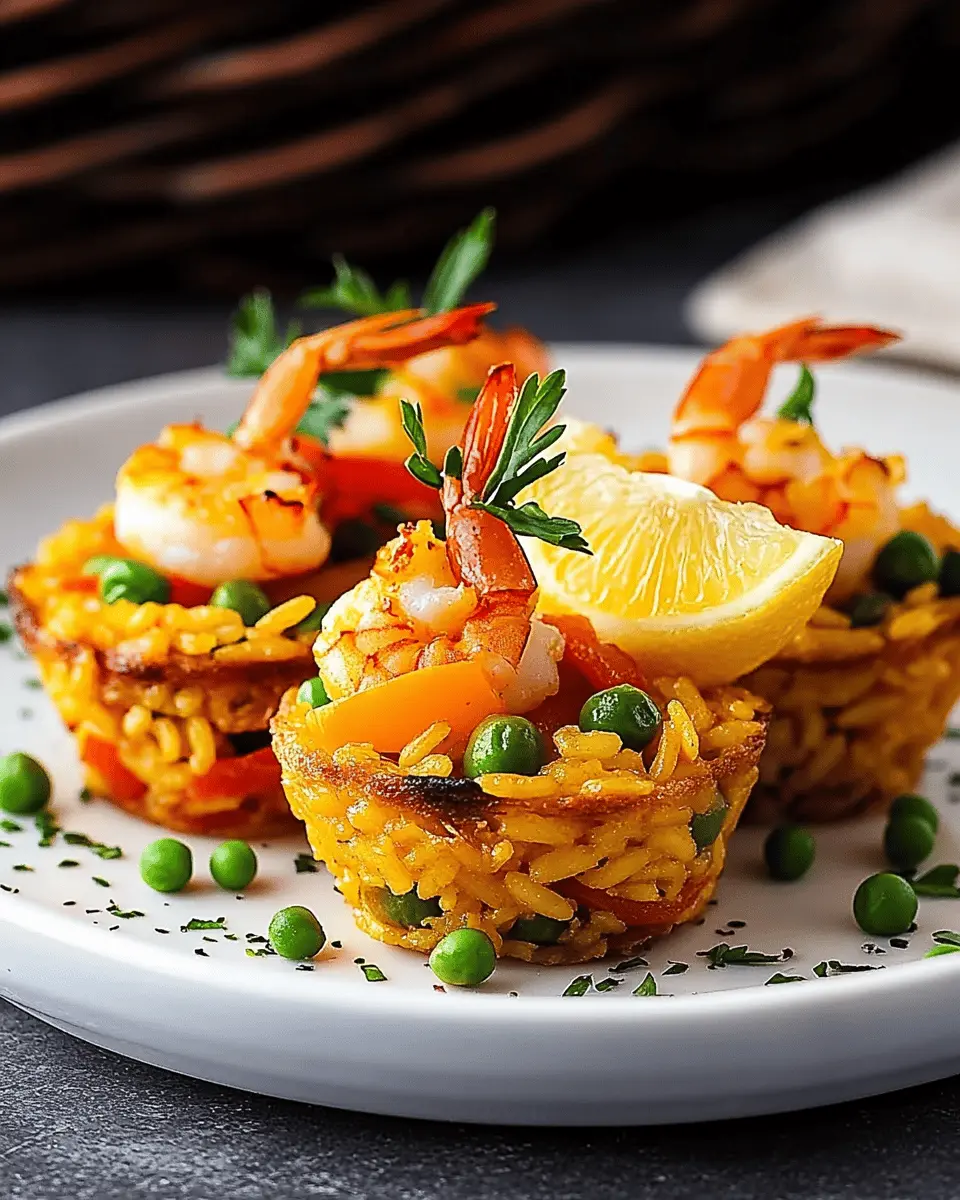 Paella-Törtchen mit Meeresfrüchten: Irresistibly Flavorful Bites