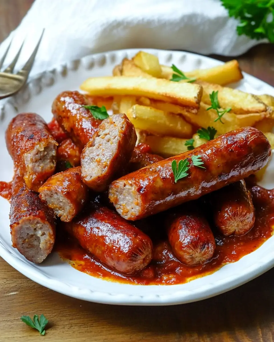 Currywurst aus der Heißluftfritteuse: Der beste Imbiss für Zuhause