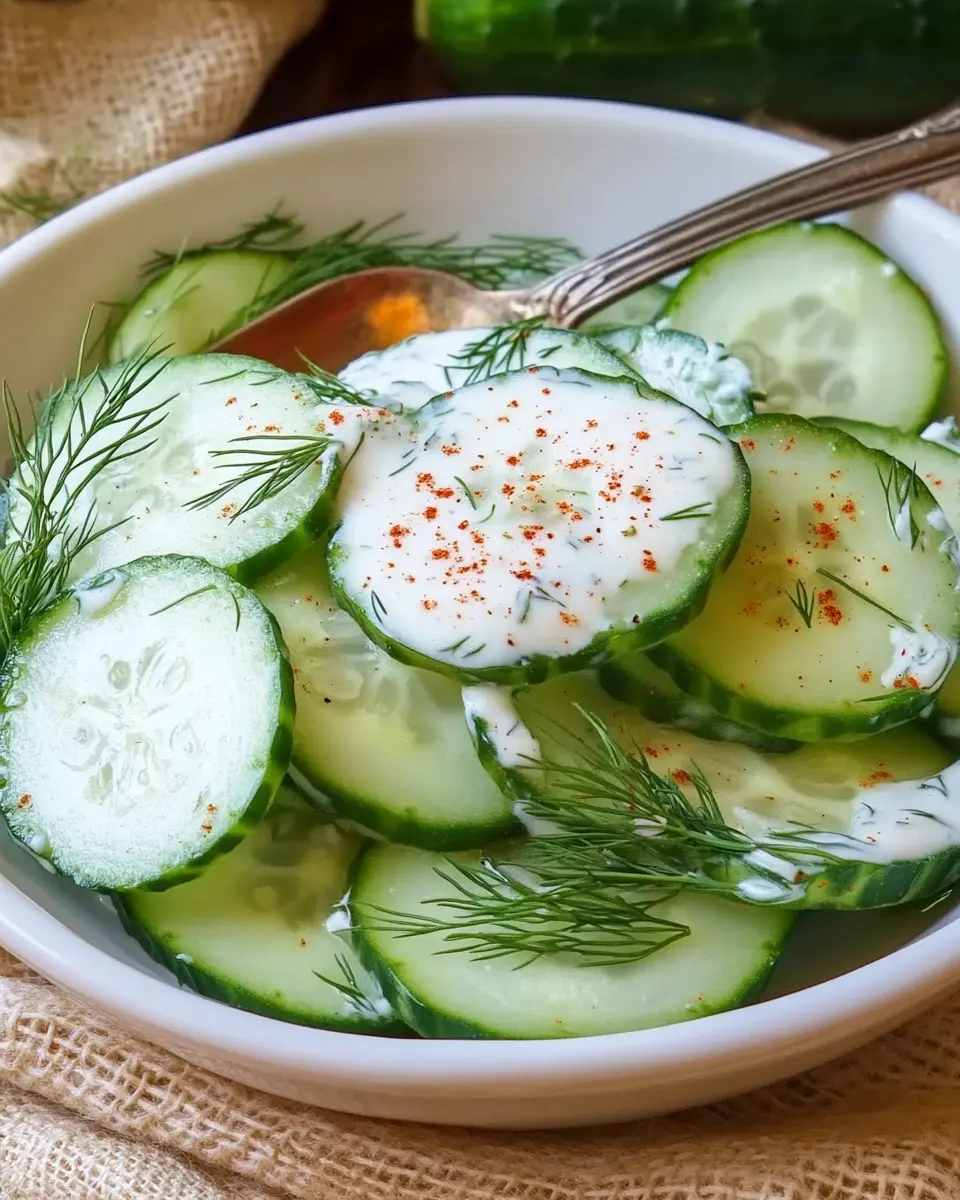 Gurkensalat mit saurer Sahne: Refreshing & Easy Summer Delight 7 g2h9qznejri47mg6mlgc