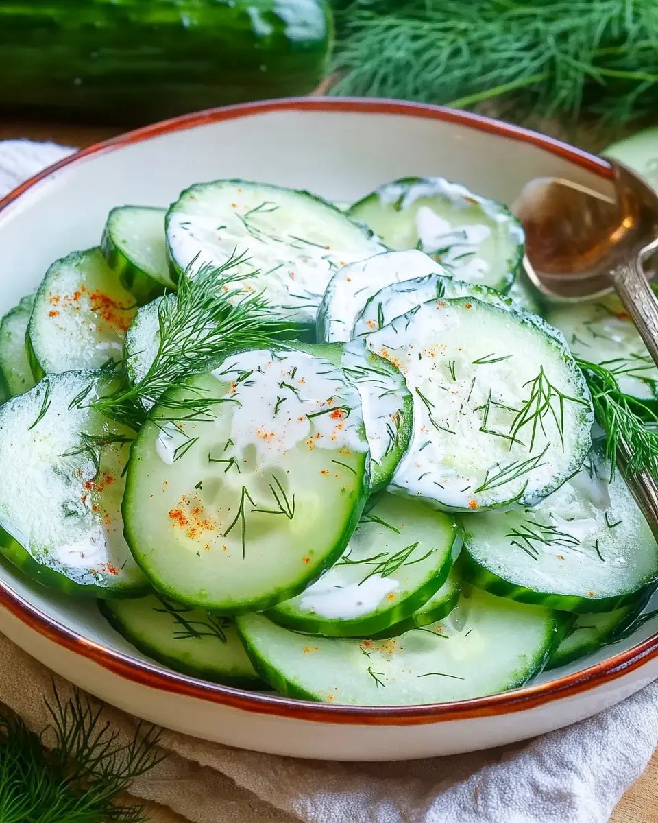 Gurkensalat mit saurer Sahne: Refreshing & Easy Summer Delight 6