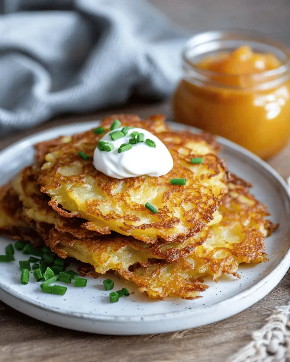 Kartoffelpuffer wie von Oma: Irresistibly Crispy Comfort!
