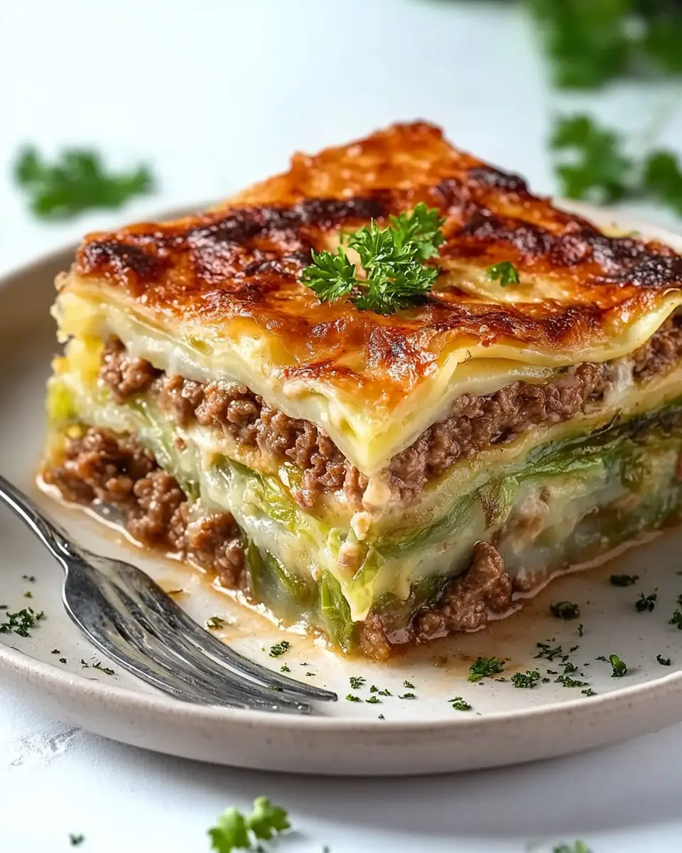 Wirsing Hackbraten Lasagne