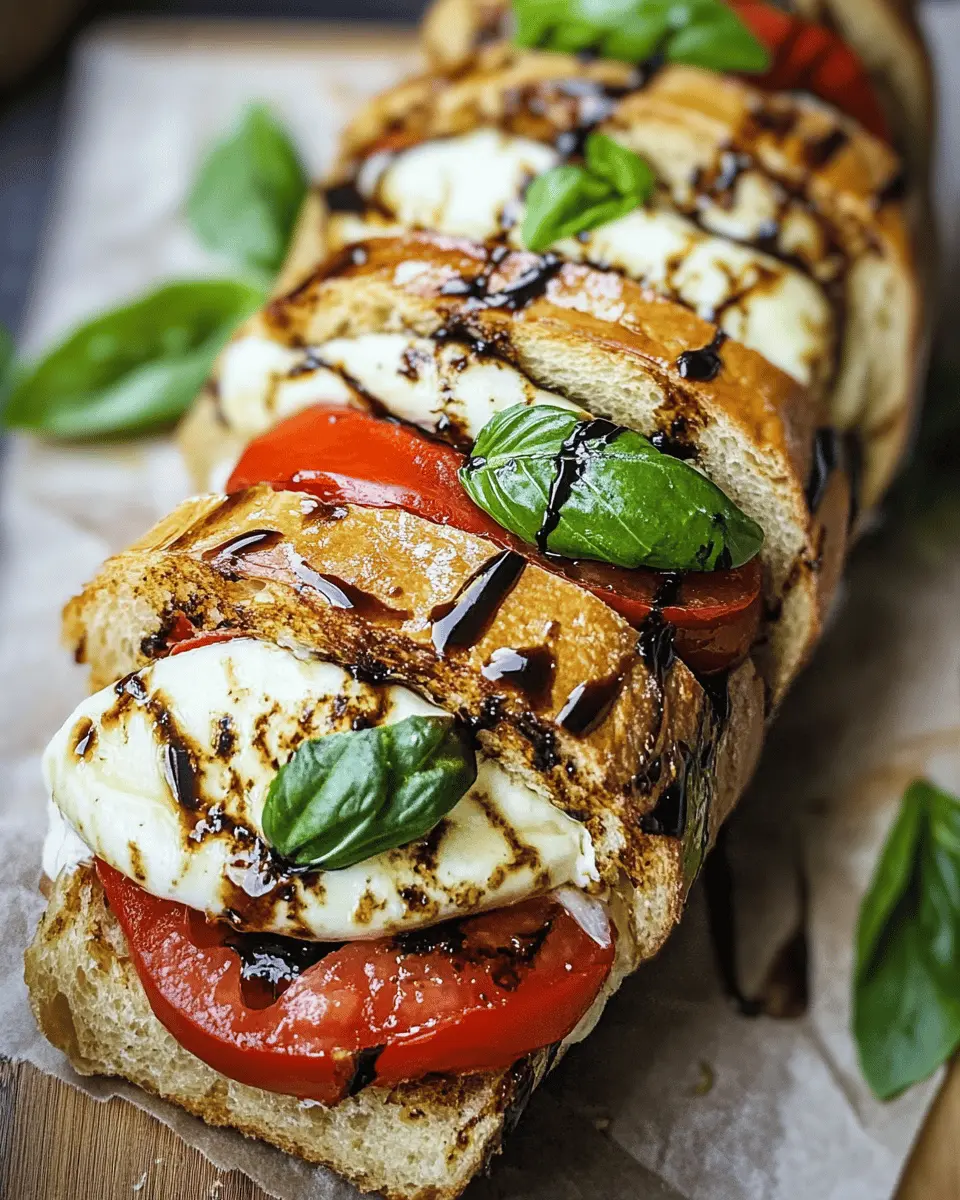 Caprese Ciabatta Rezept
