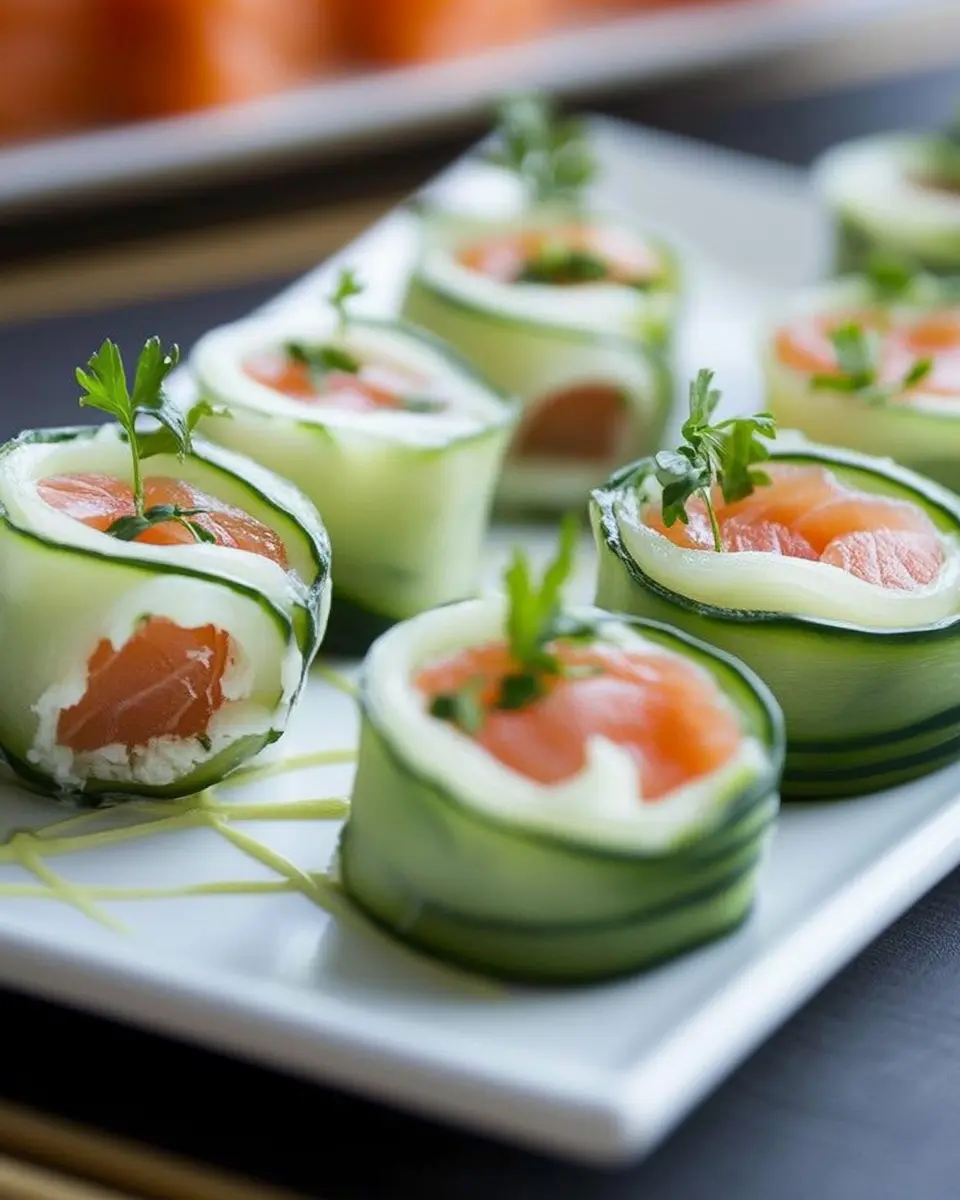 Gurken Sushi mit Lachs und Frischkäse: Easy, Fresh, and Fun!