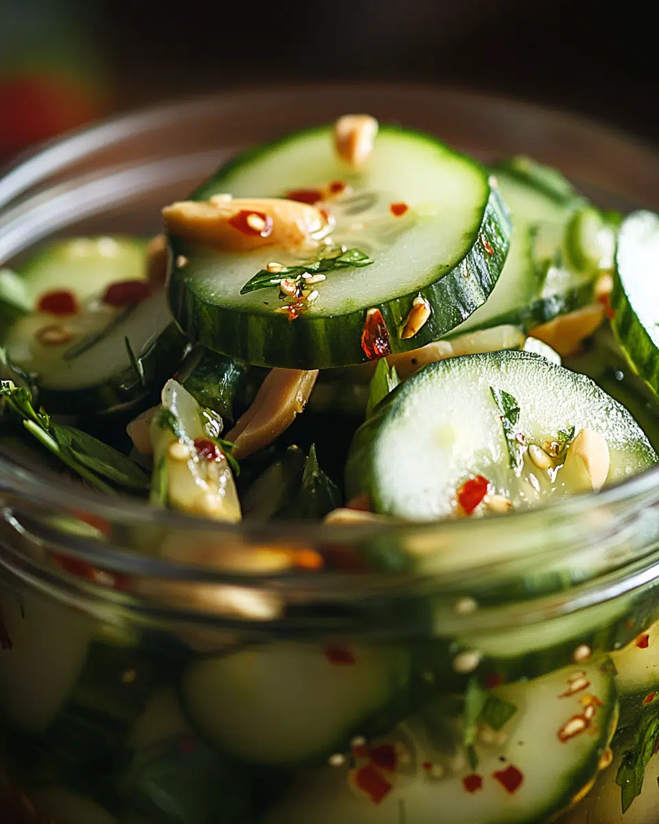 Spicy Gurkensalat mit Erdnüssen Rezept: A Zesty Twist to Love
