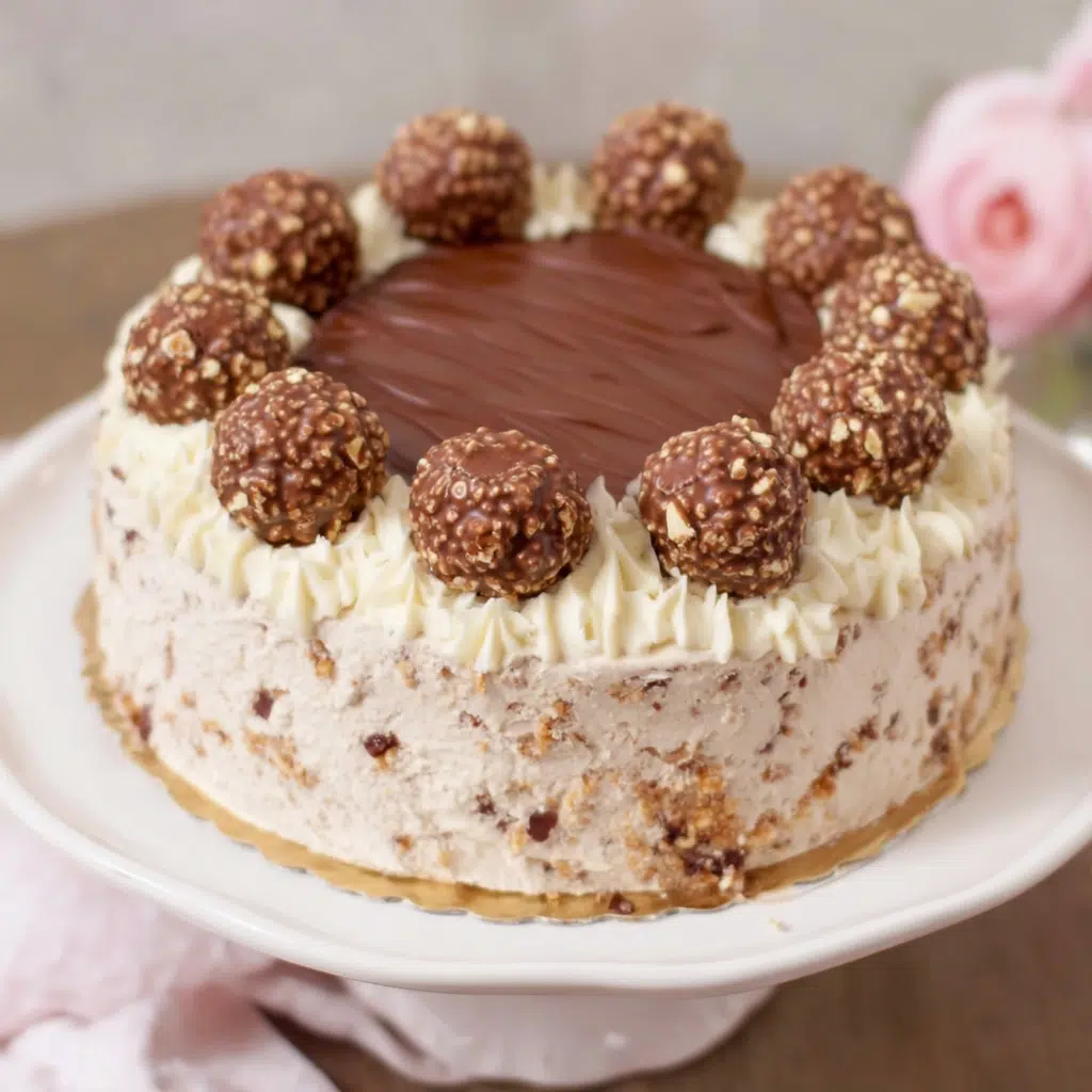 Ferrero Rocher Torte: Indulgent Delight in Every Bite