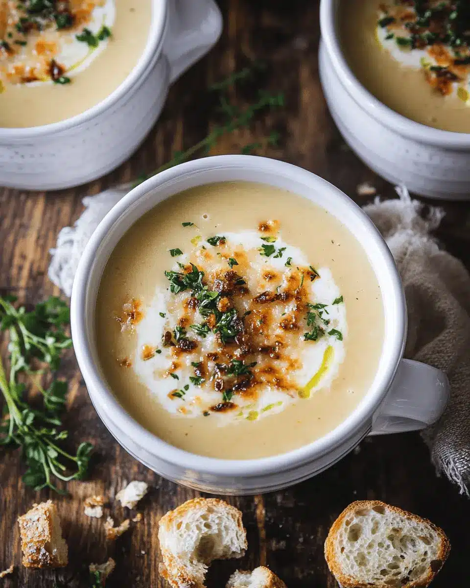 Unsere feine und extra cremige Zwiebelsuppe: Einfach unwiderstehlich!