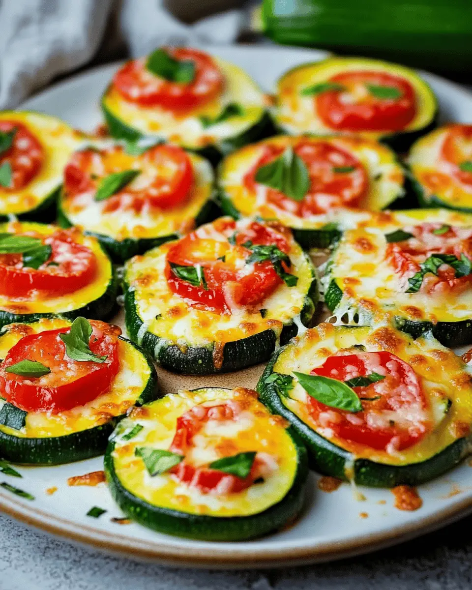 Zucchini-Pizzen schnell und Low Carb: Irresistibly Tasty and Easy!