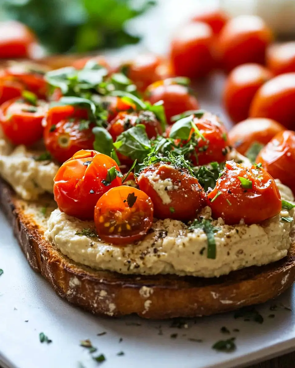 Röstbrot mit Tomaten & Hummus: Irresistibly Fresh Flavor Bliss