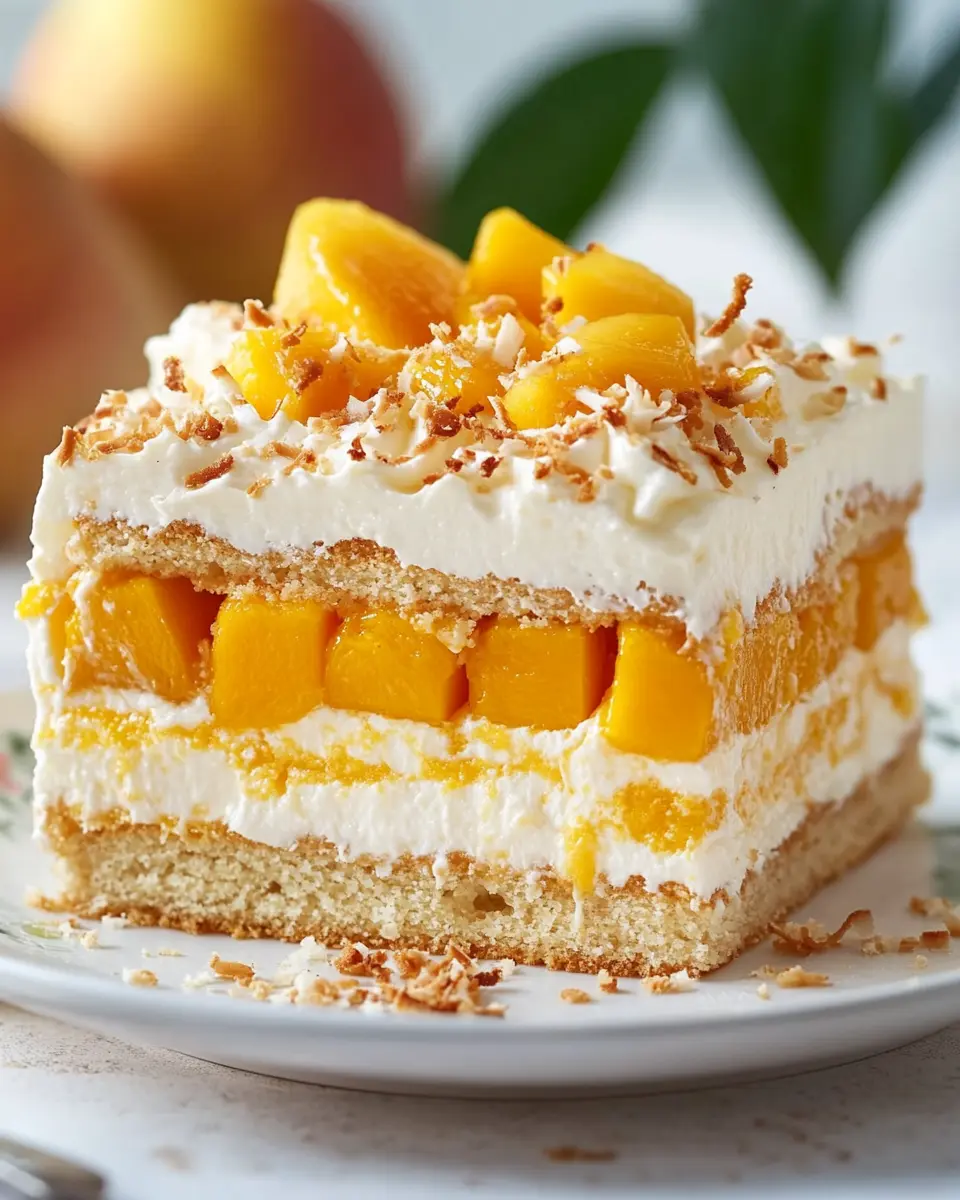 Mango-Kokos-Tiramisu-Torte Rezept: Indulge in Tropical Bliss