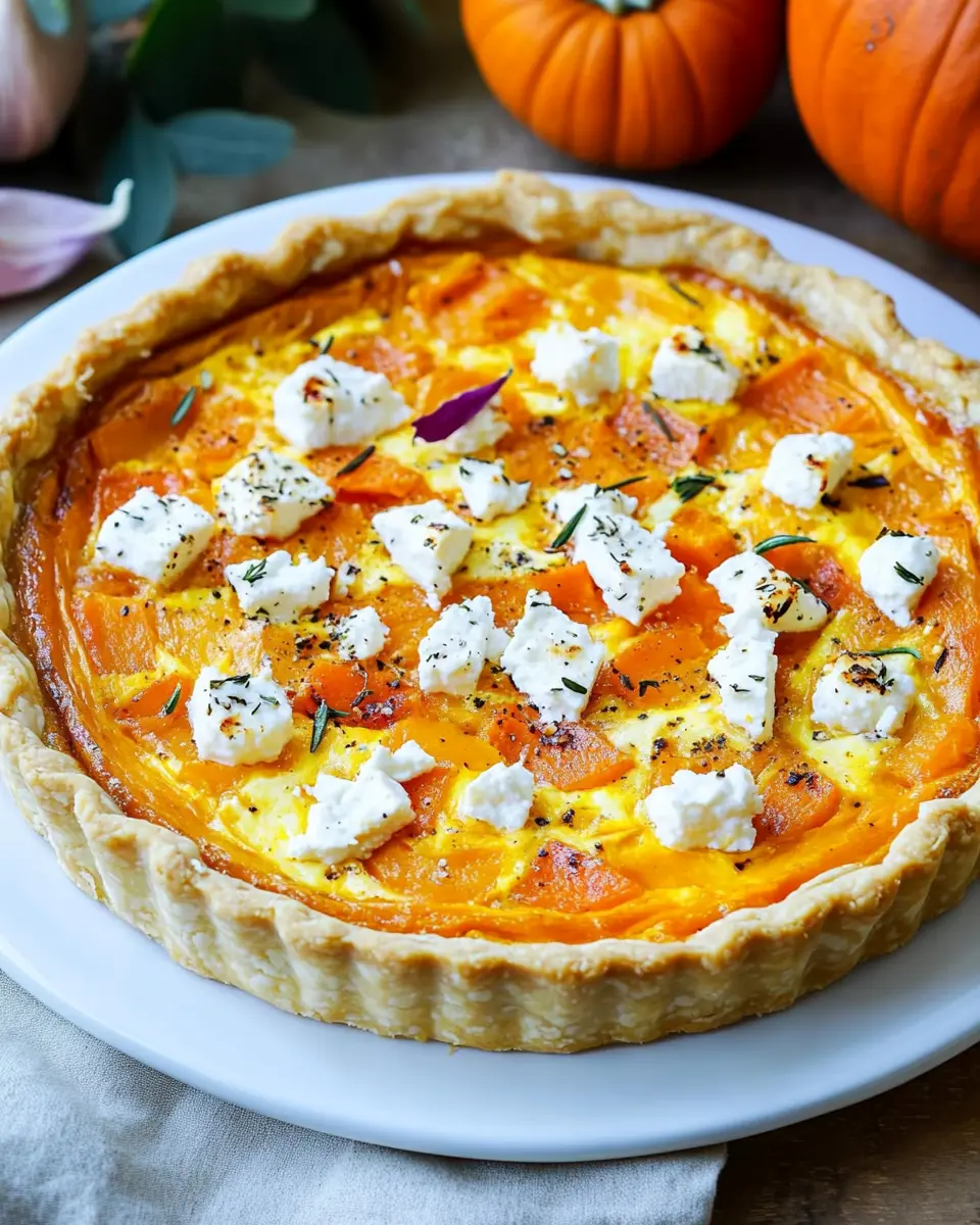 Kürbis-Quiche mit Feta: The Best Cozy Autumn Delight