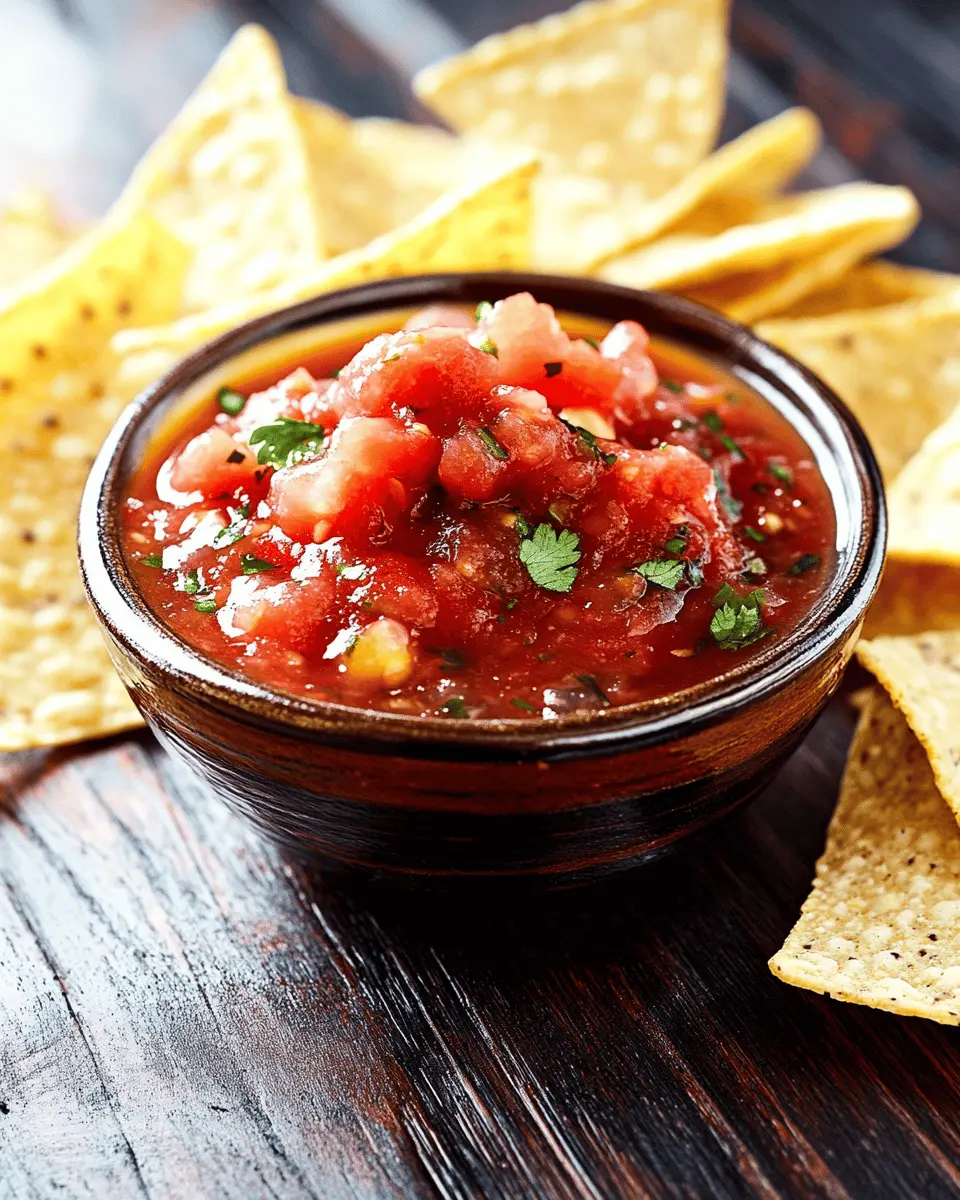 Chili-Salsa mit Tortilla-Chips: Irresistibly Zesty Snack Delight