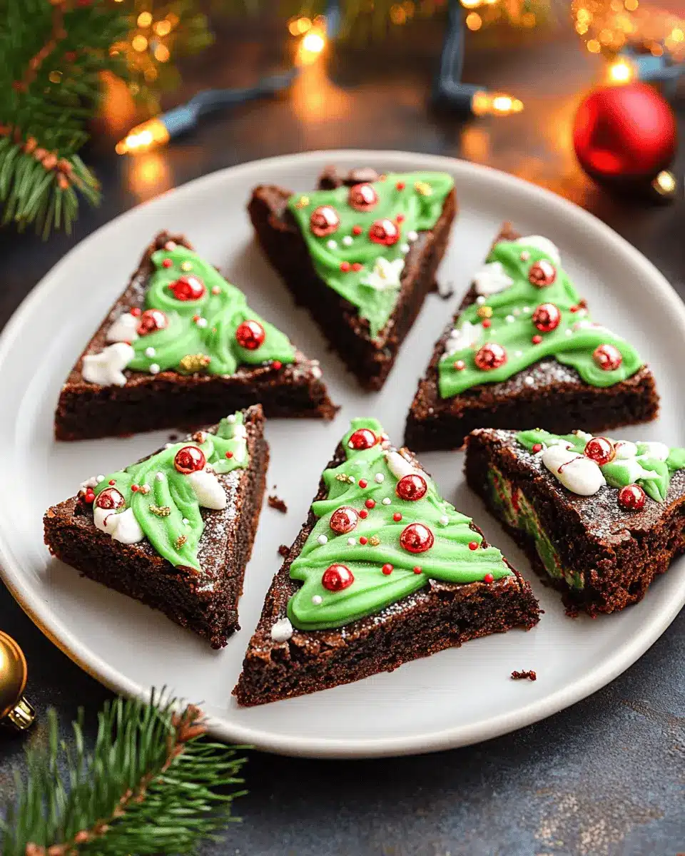 Brownie-Weihnachtsbäume: The Ultimate Indulgent Festive Treat