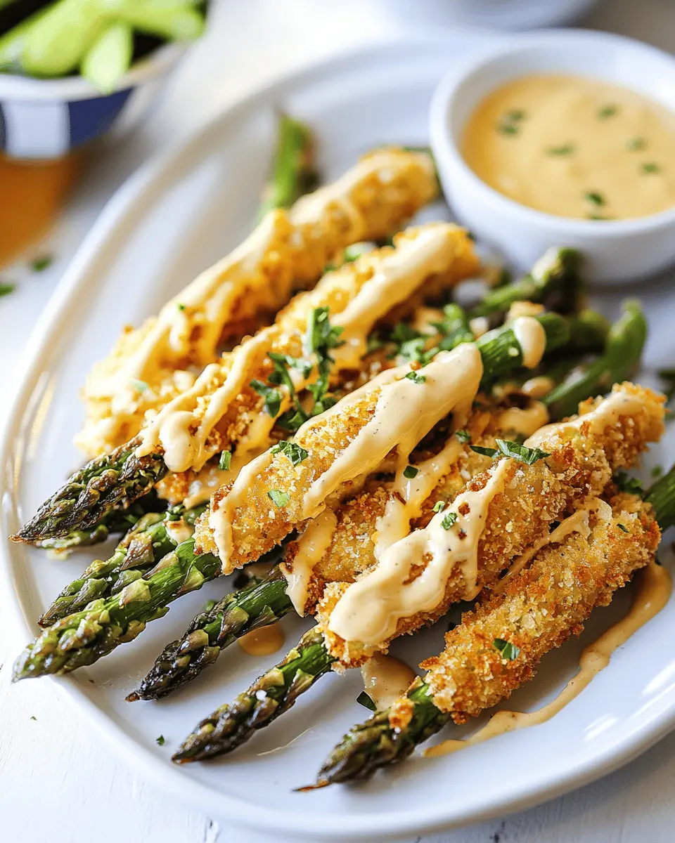 Panierter Spargel mit Bier-Mayonnaise Rezept First Image First Image