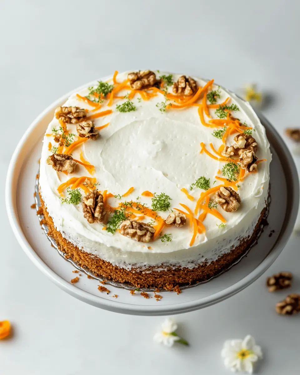 Möhren-Walnuss-Torte mit Frischkäse: Delightfully Moist Bliss