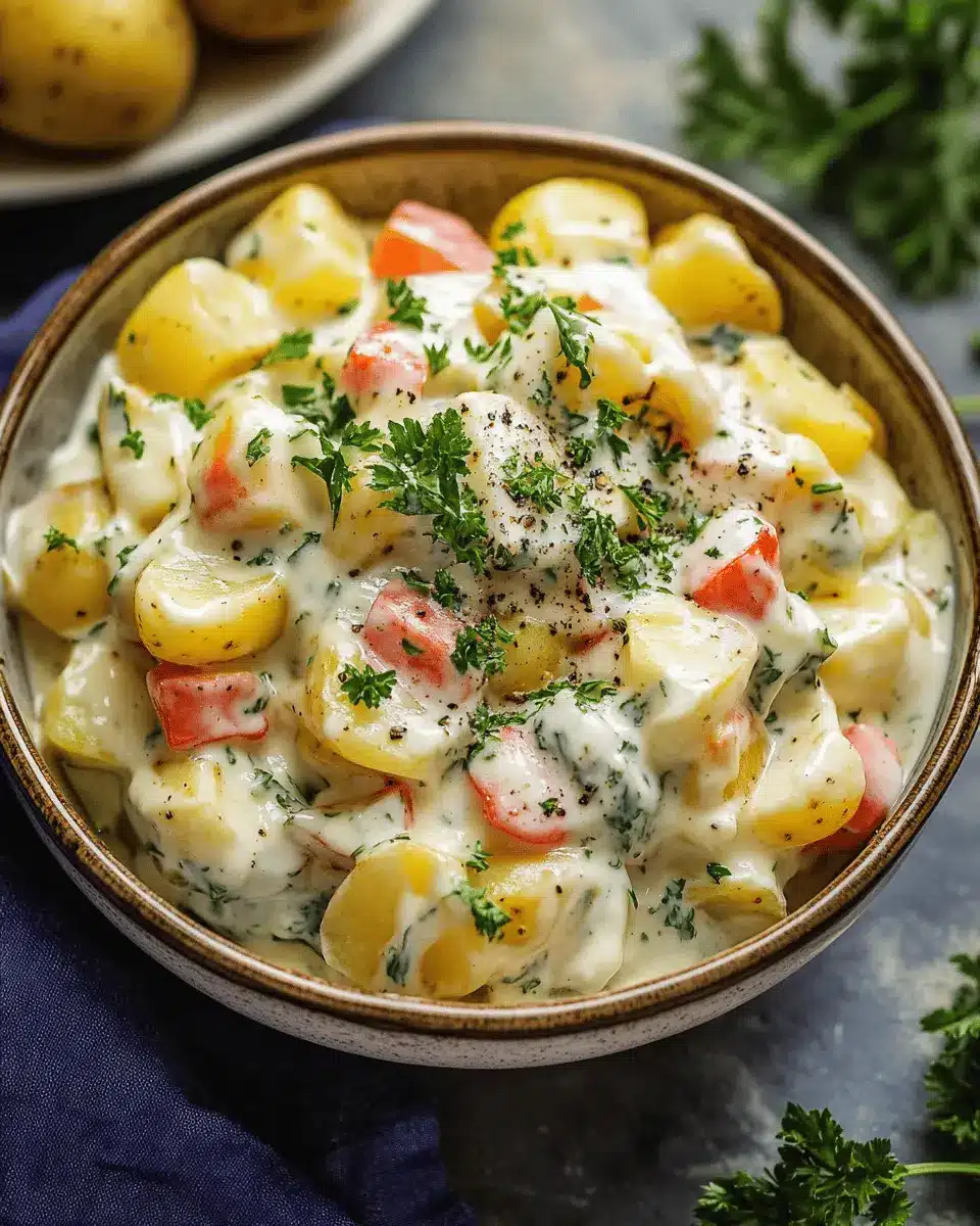 Norddeutscher Kartoffelsalat mit Mayo Rezept: Creamy Bliss Unveiled