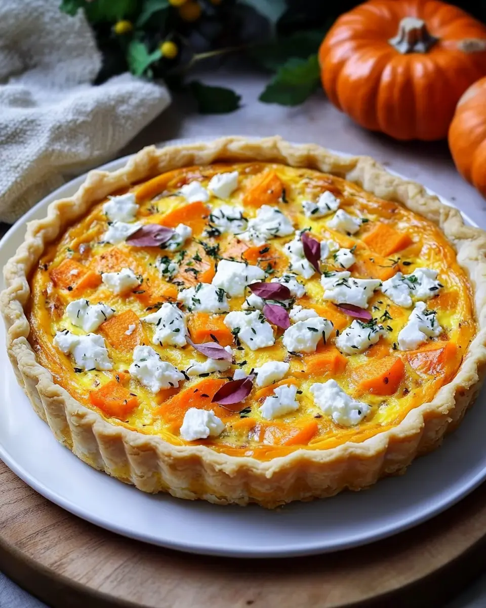 Kürbis-Quiche mit Feta: The Best Cozy Autumn Delight