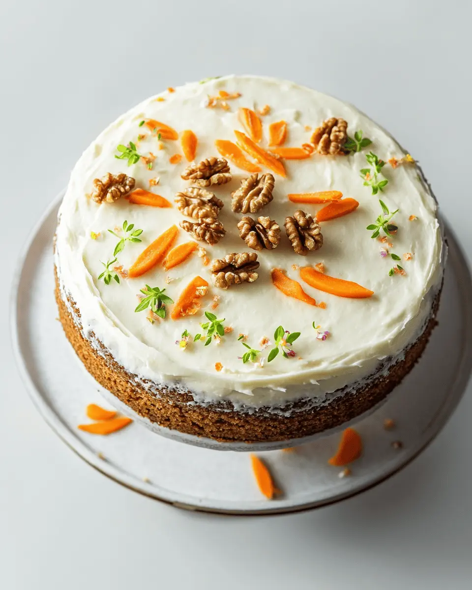 Möhren-Walnuss-Torte mit Frischkäse: Delightfully Moist Bliss