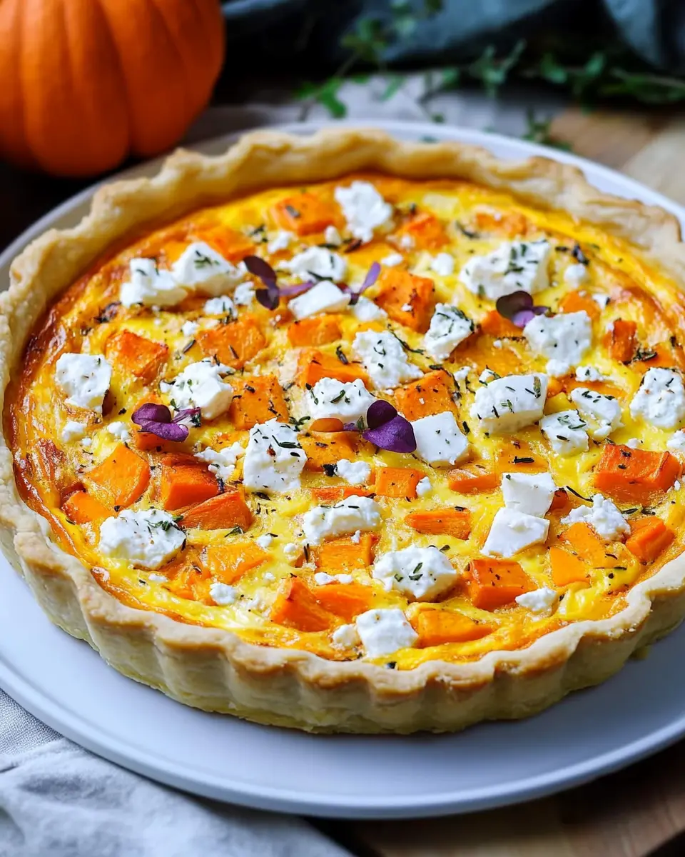 Kürbis-Quiche mit Feta: The Best Cozy Autumn Delight