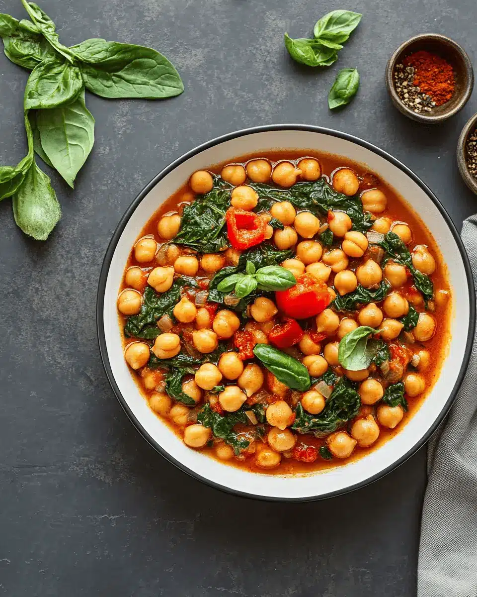 Kichererbsen Spinat Eintopf: A Cozy Bowl of Goodness